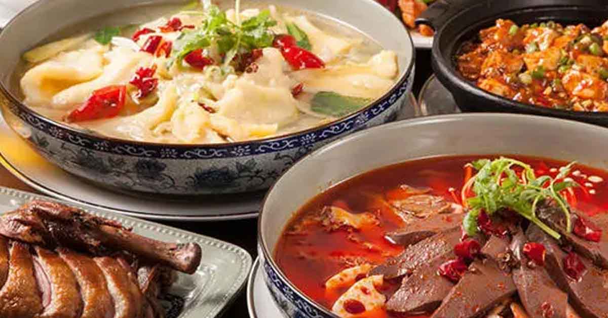 各種各樣的中國菜